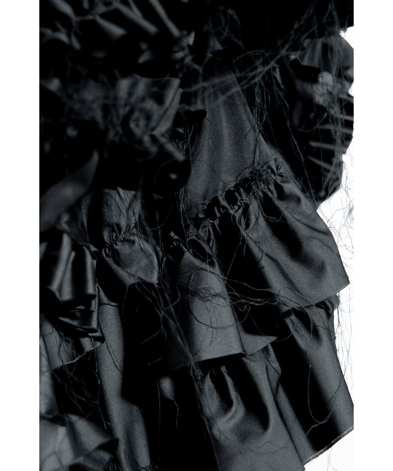 alice auaa白黒ストライプロングフリルスカート au59-04op03-01/ladies | alice auaa WEB SHOP