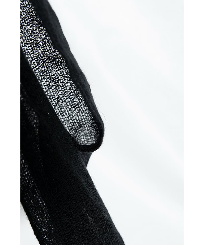 alice auaa黒 メッシュ 長袖 トップス ALICE AUAA - Slashed cotton