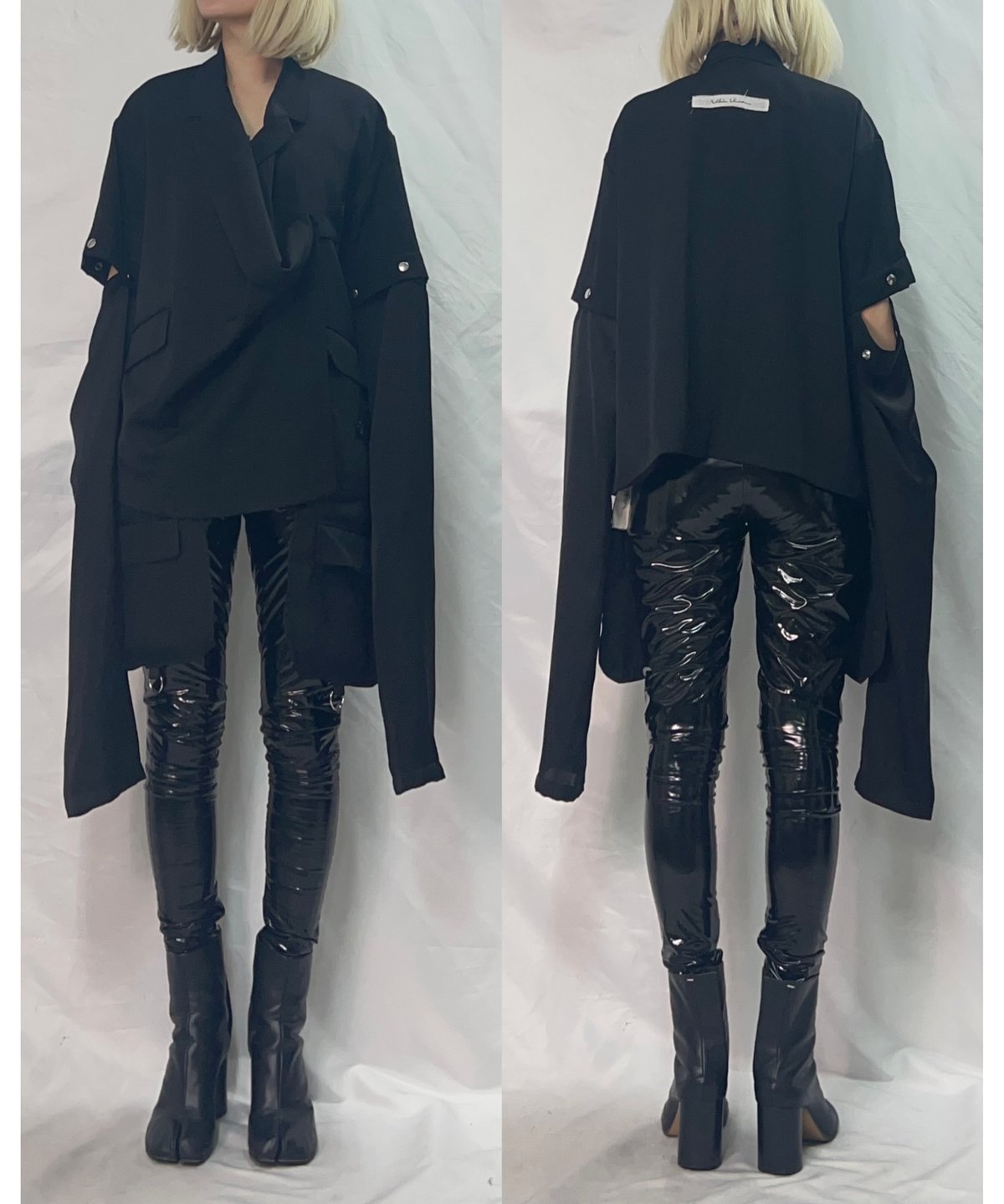 alice auaa アリスアウアア　ジャケット　2　袖切り替え　背面ポケット POPUP STORE販売商品】au62-01jk02-01/unisex | alice