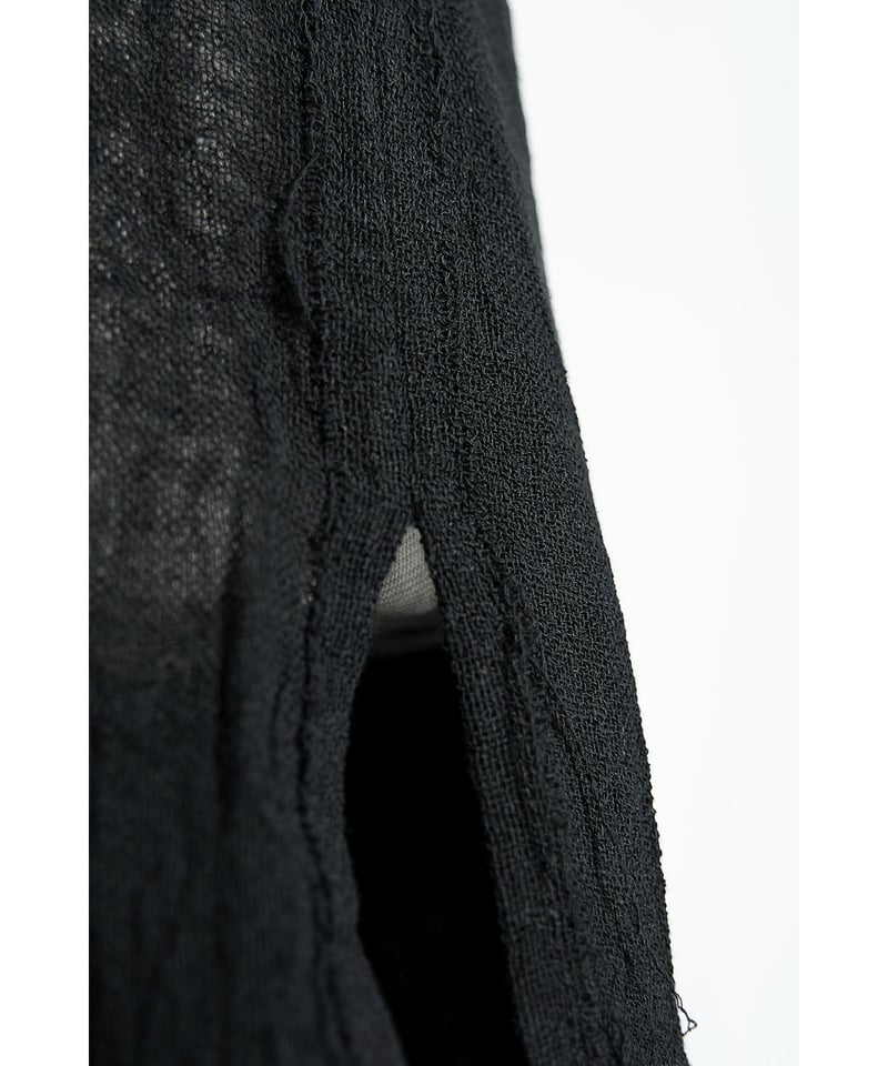 alice auaa - alice auaa 黒ニットカットソー PRE ORDER】au60-05op02-01/unisex | alice auaa W