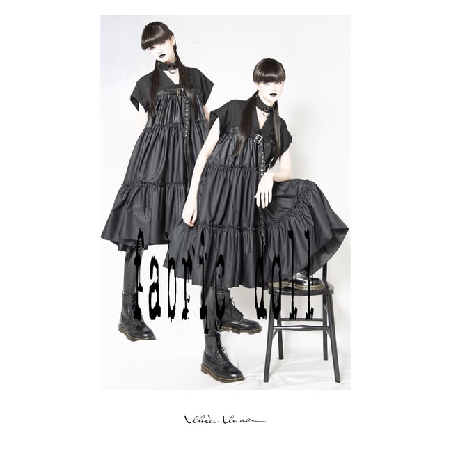 alice auaa アリスアウアア ①黒マーメイドスカート調ワンピース