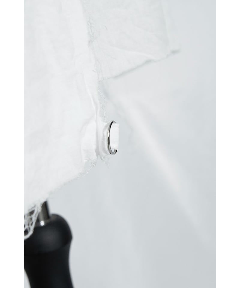 ※ある※ alice auaa ロングスリーブガーゼシャツ 白 au60-06op02-02/unisex:WHT | alice auaa WEB SHOP