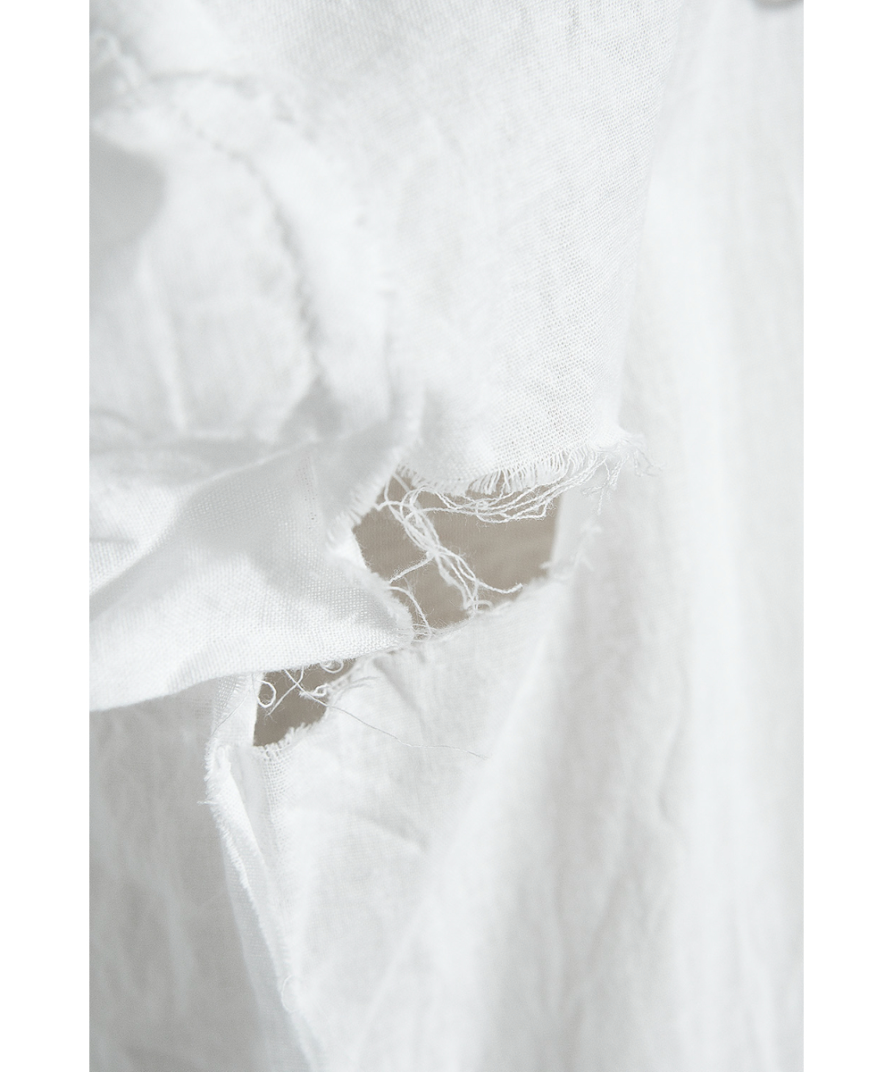 alice auaa セーラーガーゼシャツ ネクタイ付き au60-06op02-02/unisex:WHT | alice auaa WEB SHOP
