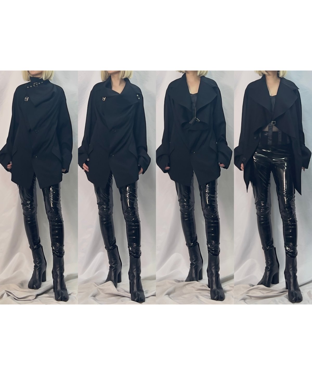 alice auaa ビスチェ ダブルボタン フリル ブラック オフショルダー alice auaa ビスチェ ダブルボタン フリル ブラック オフ