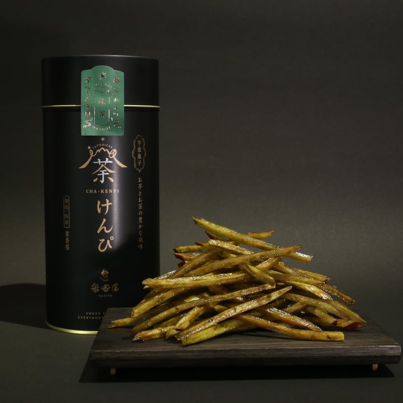 荼けんぴ 缶入り《抹茶》 | 蜜香屋（みっこうや）