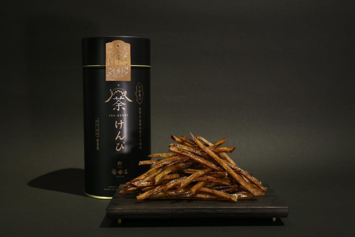 荼けんぴ 缶入り《ほうじ茶》 | 蜜香屋（みっこうや）