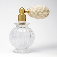 日本製　ルームフレグランス用スプレー容器としてもオススメ！香水移し替えに便利なノズル＆ジョーゴ付　 Hiromichiバルブアトマイザー ランタン クリア  GB
