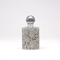 Hiromichi パースパフュームボトル（香水瓶） メタルローズ シルバー　香水移し替え用ノズル＆ジョーゴ付