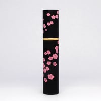 日本製　消毒用エタノールにも対応！移し替えに便利なノズル＆ジョーゴ付　ヒロミチ パースメタルアトマイザー 寒梅ブラック　保証書付き