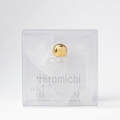Hiromichi パースパフュームボトル（香水瓶） ストリング フロスト ゴールドキャップ　香水移し替え用ノズル＆ジョーゴ付