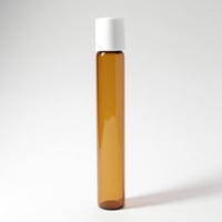 日本製 10mlガラスロールオンボトル遮光瓶 白キャップ 移し替え用ジョーゴ付き
