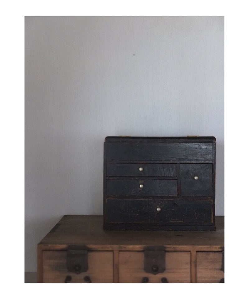 引き出し付き裁縫箱 | antiques étude 引き出し付き裁縫箱 | antiques étude