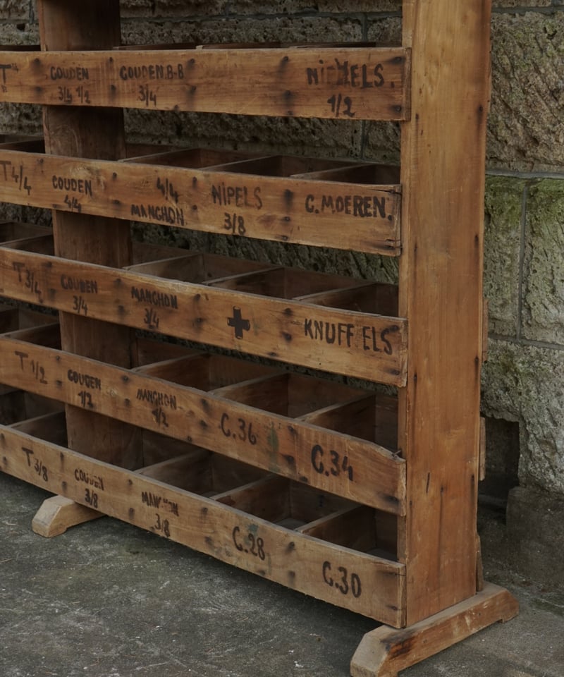 フランスの木製棚 フランスアンティーク 木製シェルフ | 鯨オーケストラ