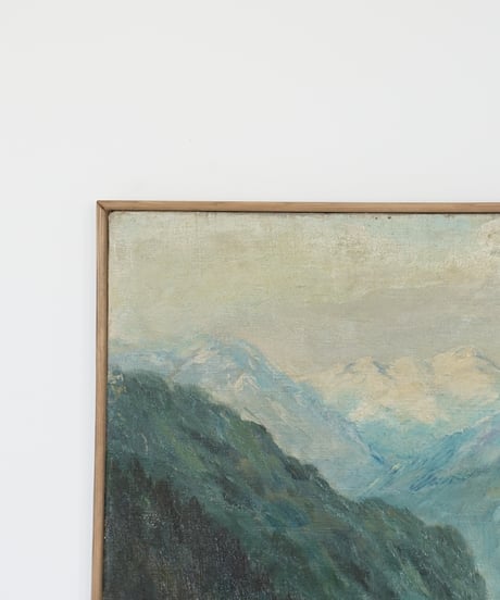 山景の絵画 / いつもの部屋に山景を