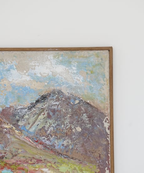 絵画 / 山にひらく春の情景