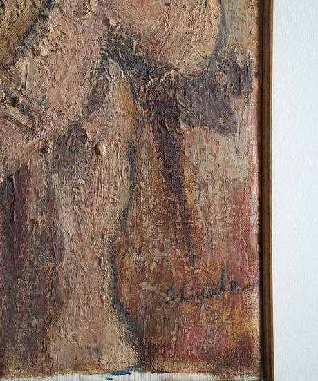 絵画　想いにふける裸婦