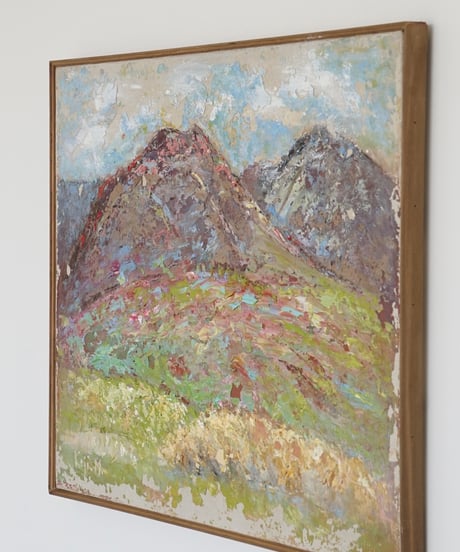 絵画 / 山にひらく春の情景