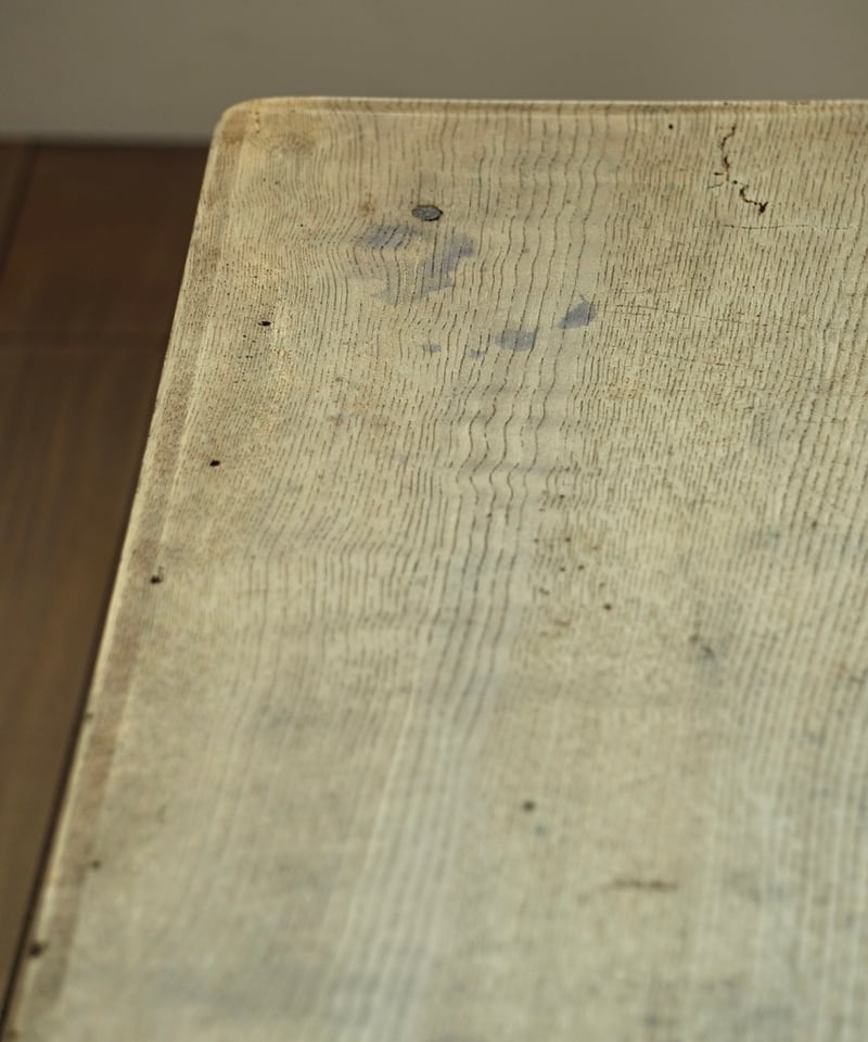 Cy47　和製アンティーク　木製　テーブル　ローテーブル　ろくろ脚　古道具 送料無料】ろくろ足のテーブル 古家具/古道具/アンティーク/机