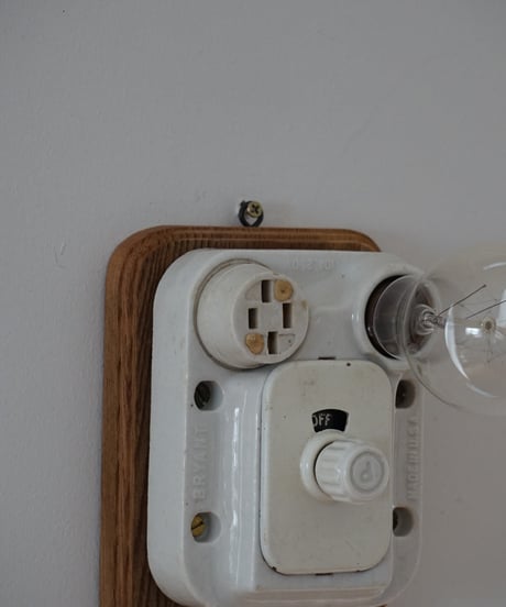 USA製 陶器スイッチ照明