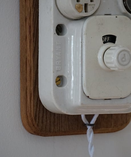 USA製 陶器スイッチ照明