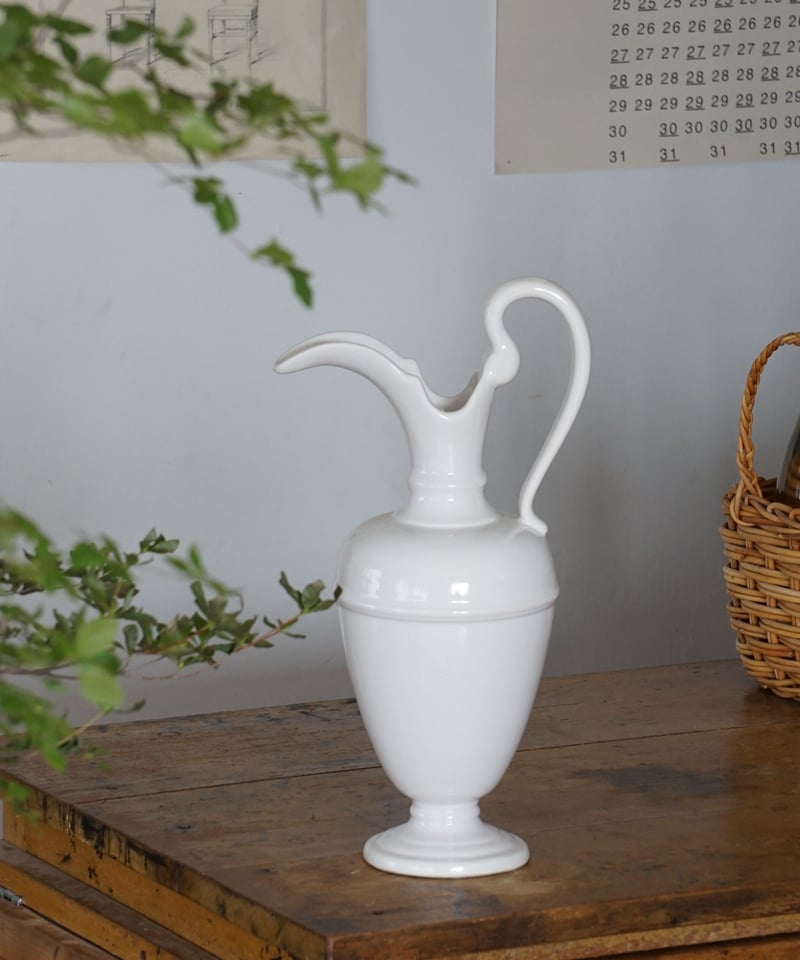 Création Pierre Paradis 白磁ピシェ | 鯨オーケストラ