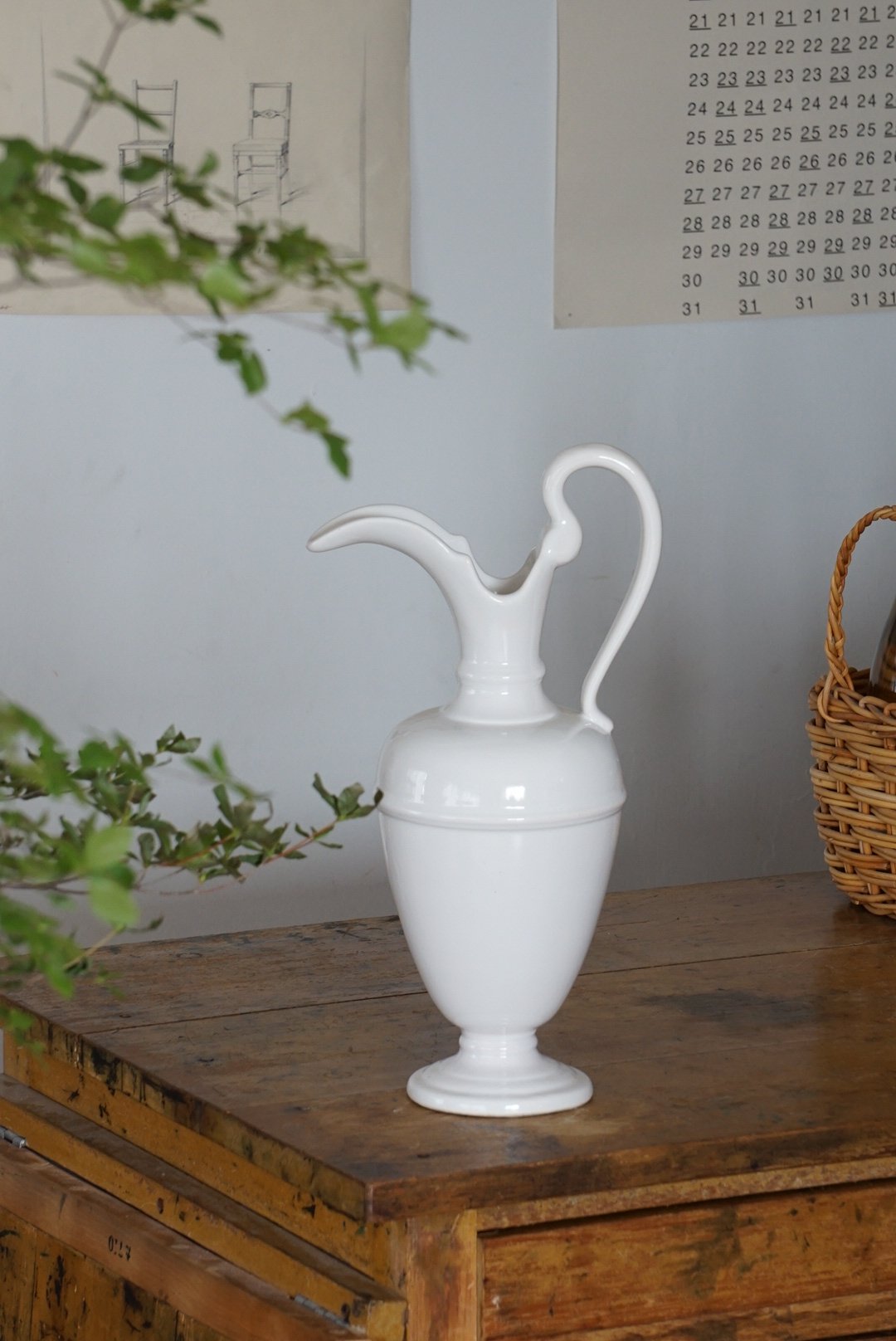 Création Pierre Paradis 白磁ピシェ | 鯨オーケストラ