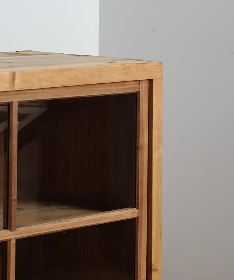 ガラス戸棚・2段 | 鯨オーケストラ