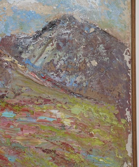 絵画 / 山にひらく春の情景