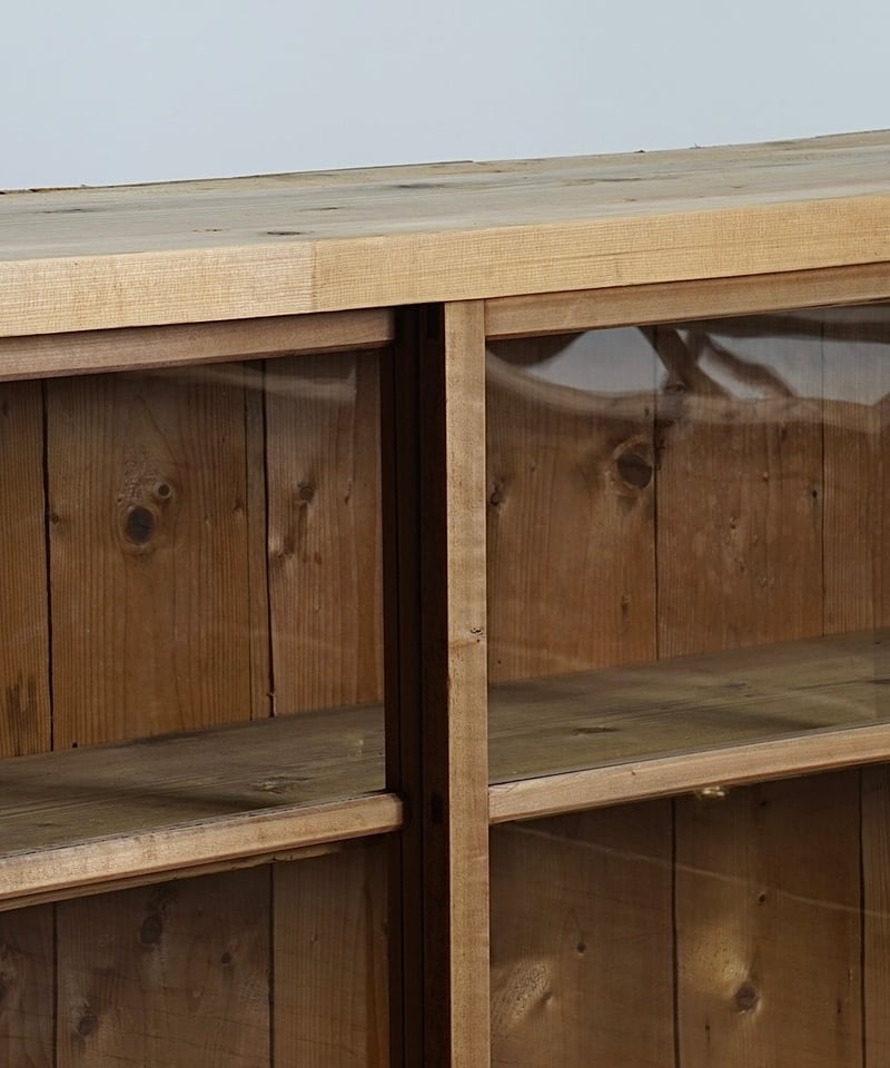 ガラス戸棚・2段 | 鯨オーケストラ