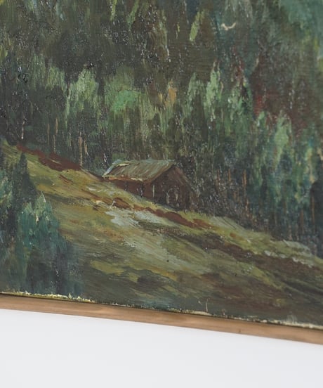 山景の絵画 / いつもの部屋に山景を