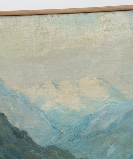 山景の絵画 / いつもの部屋に山景を