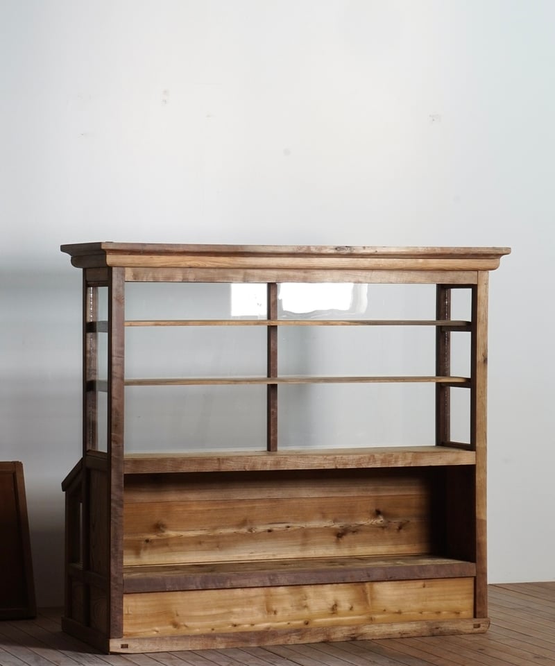 【詳細確認用ページ】　DOUGUYA ショーケース ガラス アンティーク 什器 ケーキ屋さん向けガラスショーケースW600ジェリーショーケース＠大阪