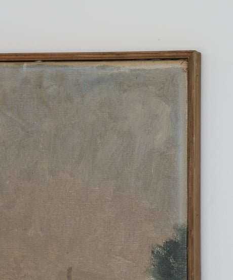 絵画 / 水辺の街並み（france 1931）