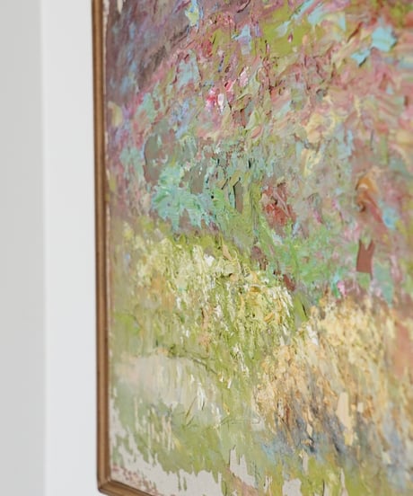 絵画 / 山にひらく春の情景