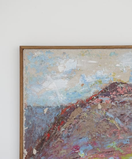 絵画 / 山にひらく春の情景