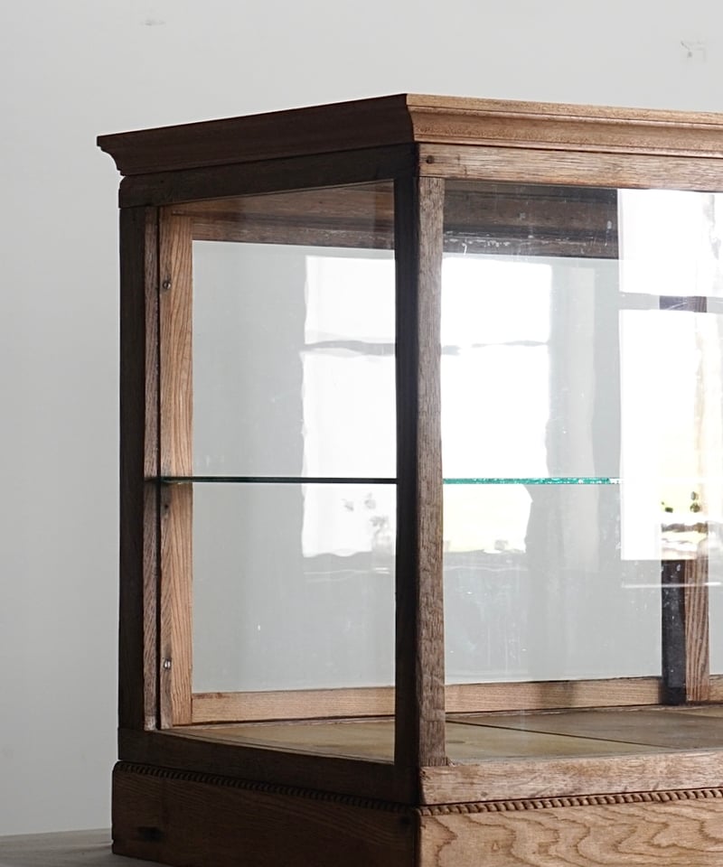 【詳細確認用ページ】　DOUGUYA ショーケース ガラス アンティーク 什器 店舗ディスプレイ用ガラスショーケース アンティーク調ガラスケース