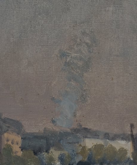 絵画 / 水辺の街並み（france 1931）