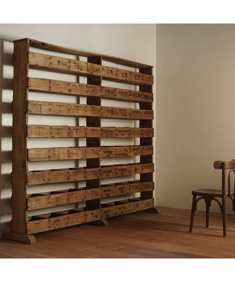 フランスアンティーク 木製シェルフ | 鯨オーケストラ