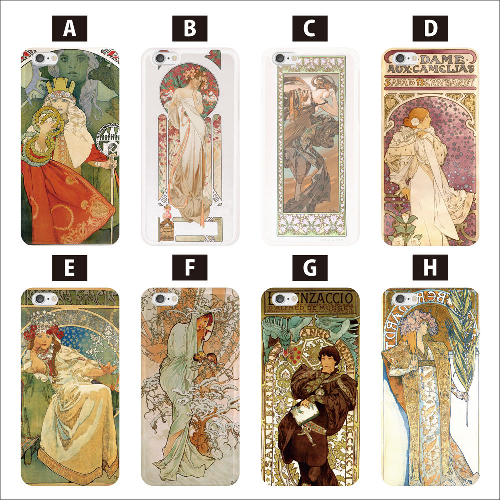 全機種対応☆アルフォンス・ミュシャモデルのスマホケース！ | YUTOPLA