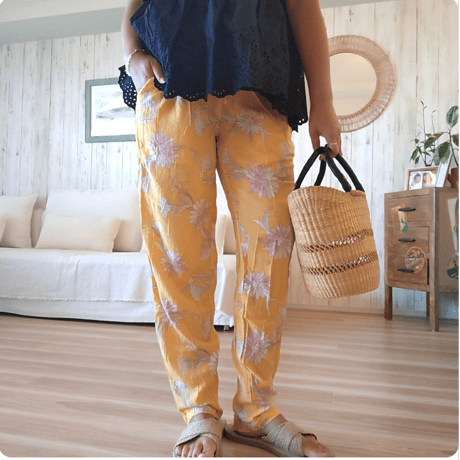 Leona surf スクエアガーゼトップス Leona surf スクエアガーゼトップス
