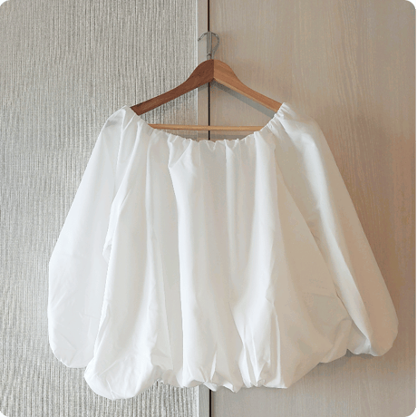 オフショルバルーントップス