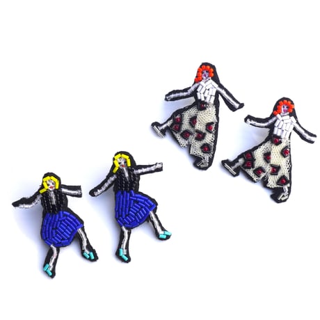 pop girls   | ビーズピアス　hand made beads Earrings