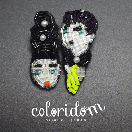 男女ペアピアス　  | ビーズピアス
