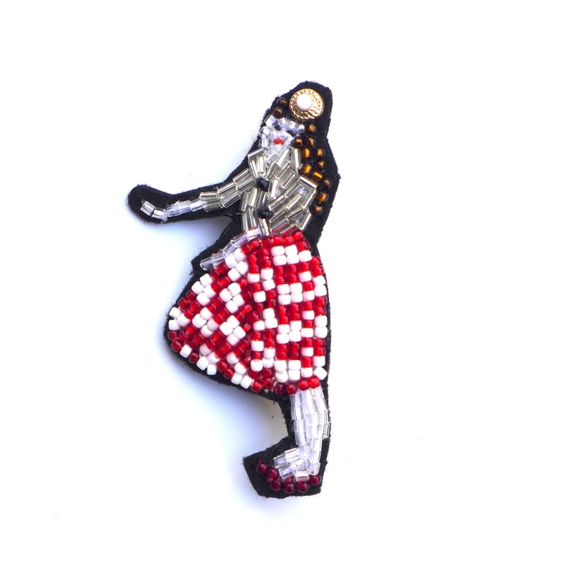 コーラガール a coke girl | ビーズブローチ | coloridoM | コロリードM