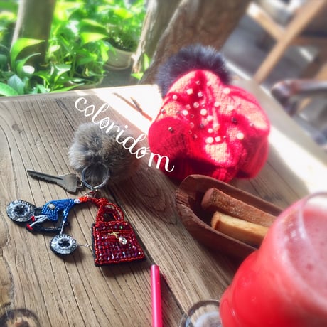 bag & cycle  | ビーズチャーム hand made beads charm