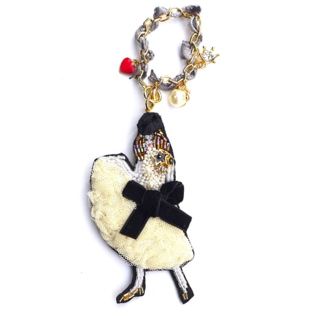 パリジェンヌパーティー  paris lady party | ビーズチャーム&ブローチ hand made beads charm&brooch