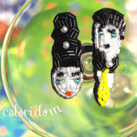 男女ペアピアス　  | ビーズピアス