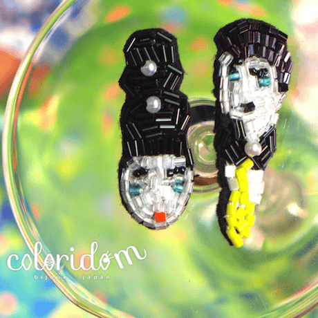 男女ペアピアス　  | ビーズピアス