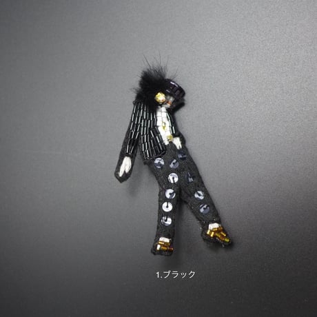 Michael  Jackson | ビーズブローチ