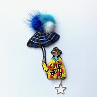 rainy boy | ビーズブローチ